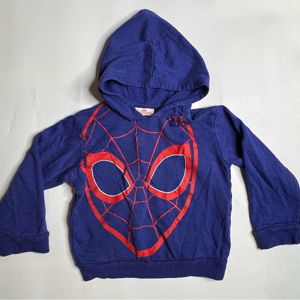 Kids Blue Spider-man Hoodie